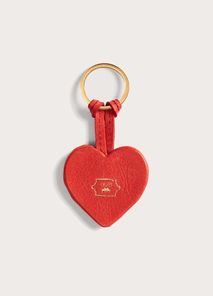 Rattan Keyring Scarlet Red